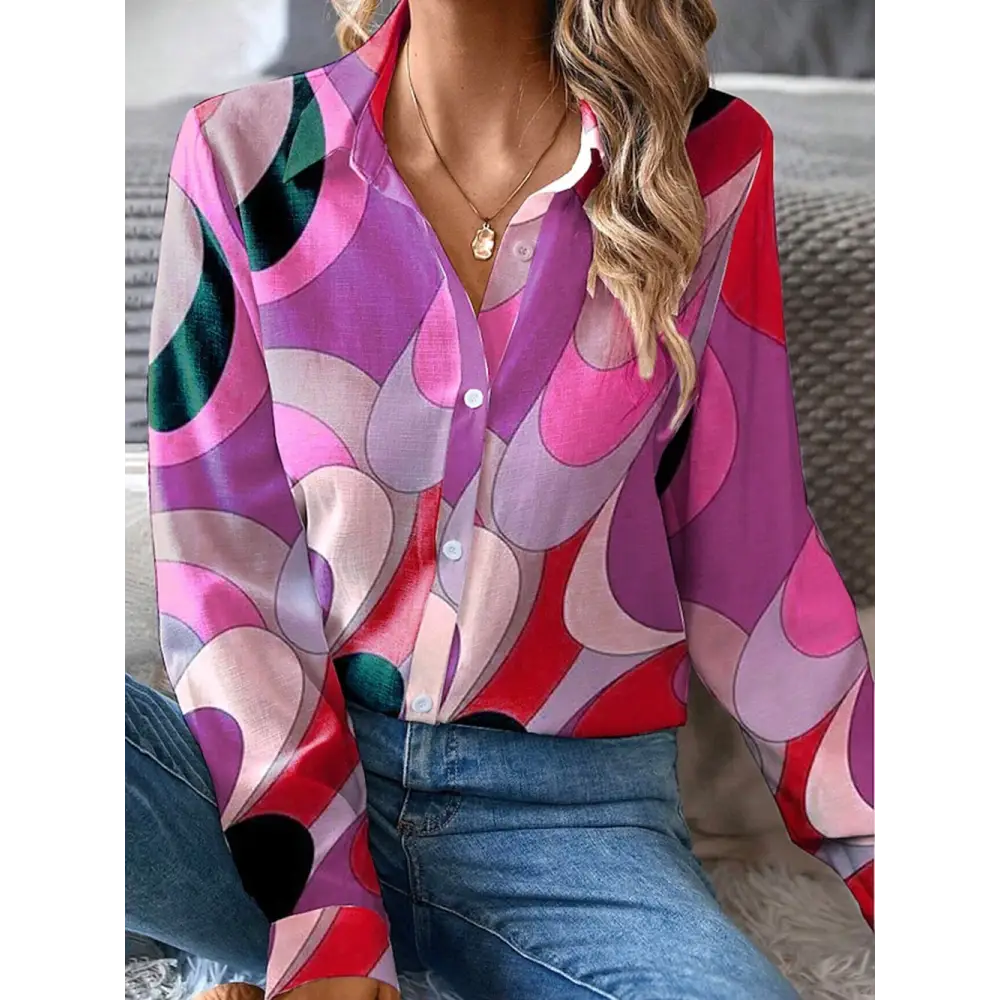 Chemise femme année 80 grande taille - chemise-annee-80