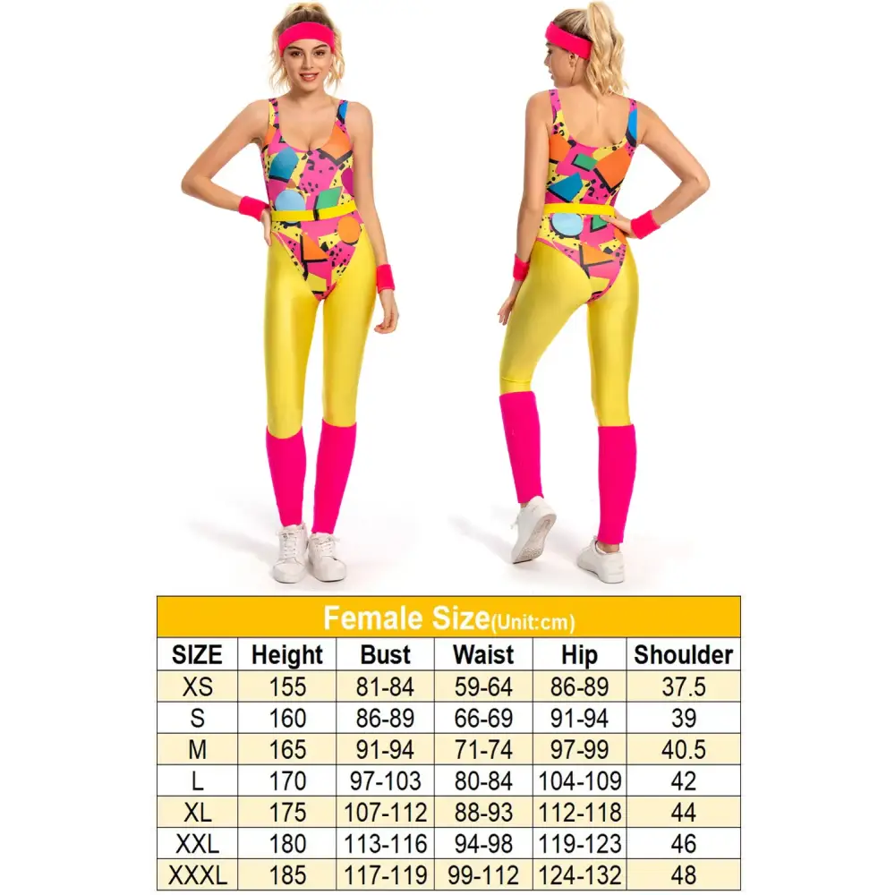 Gym années 80 tenues - tenue-annee-80