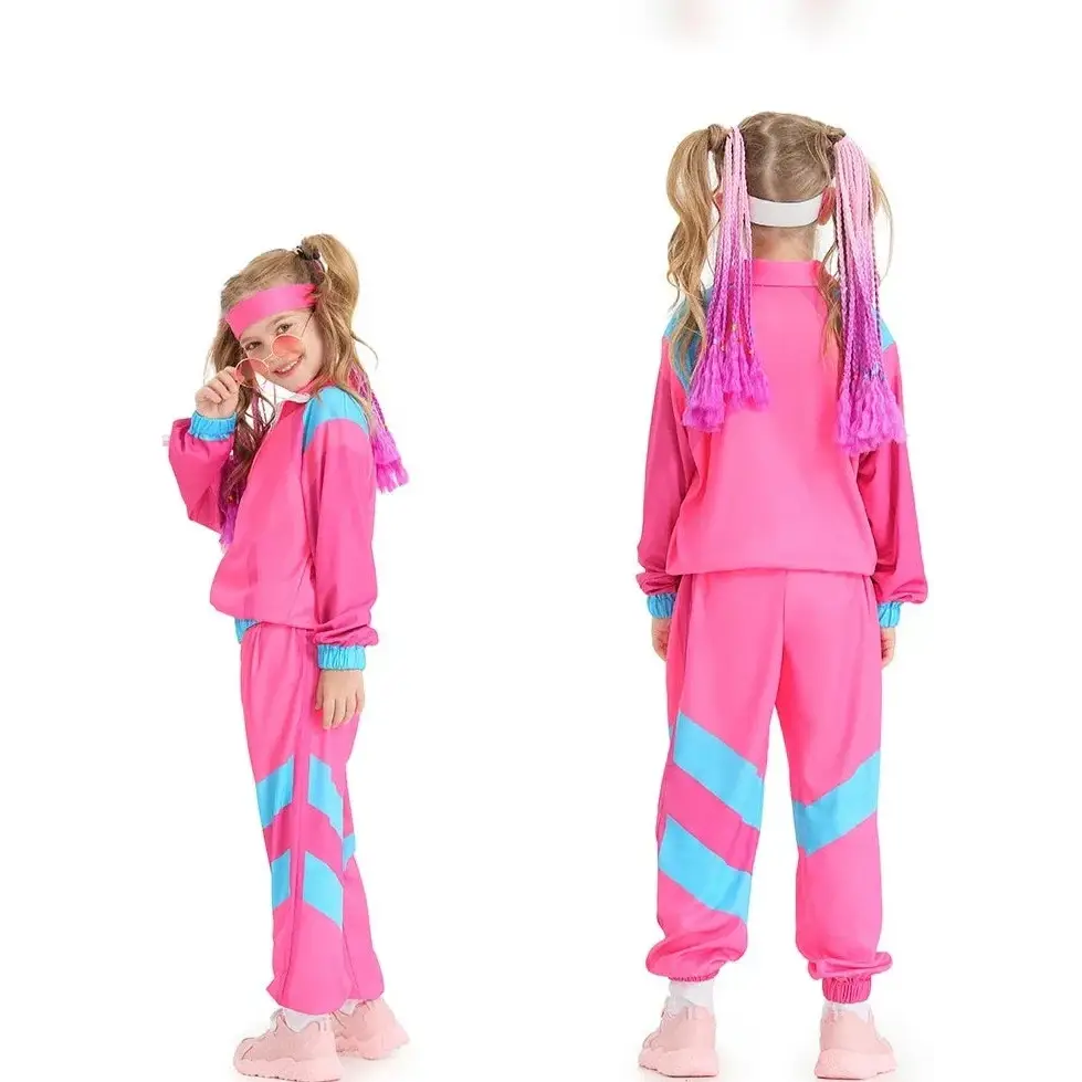 Jogging fluo enfant année 80 - jogging-annee-80