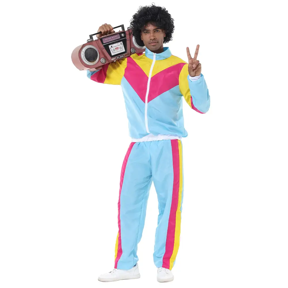 Jogging vintage année 80 homme - jogging-annee-80