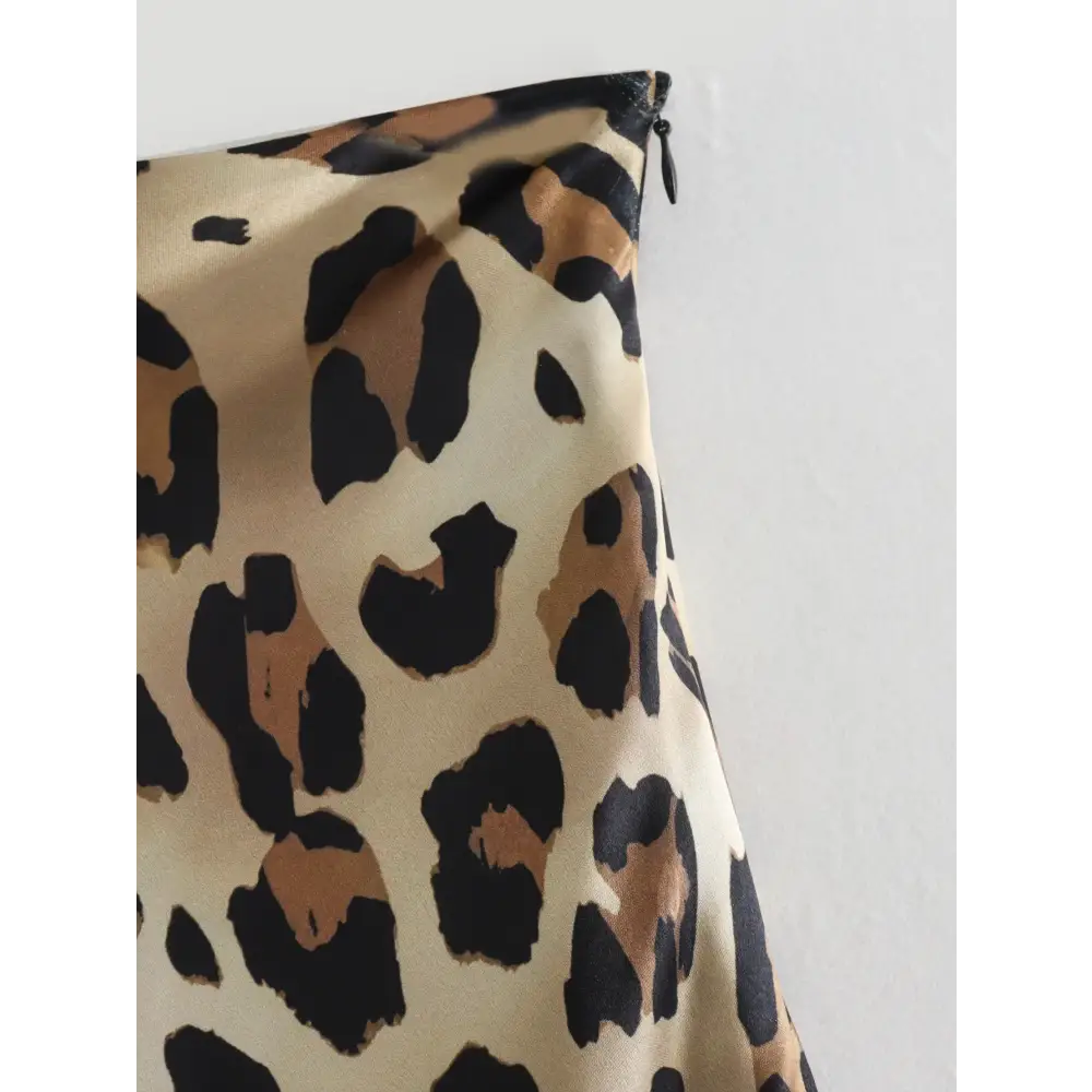 Jupe léopard année 80 - jupe-anne-80