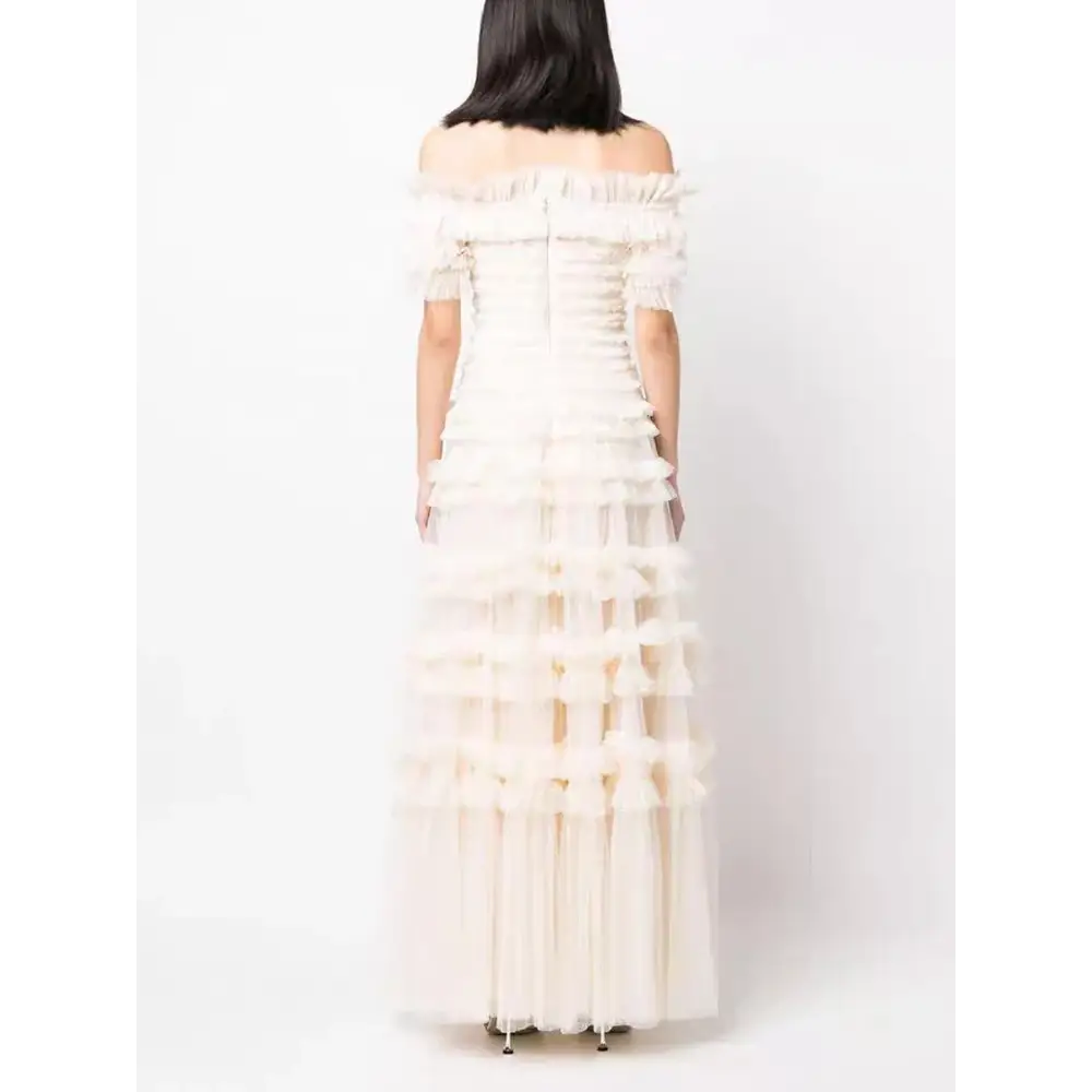 Robes de mariée années 80 à volants - robe-annees-80