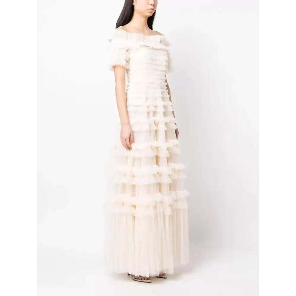 Robes de mariée années 80 à volants - robe-annees-80