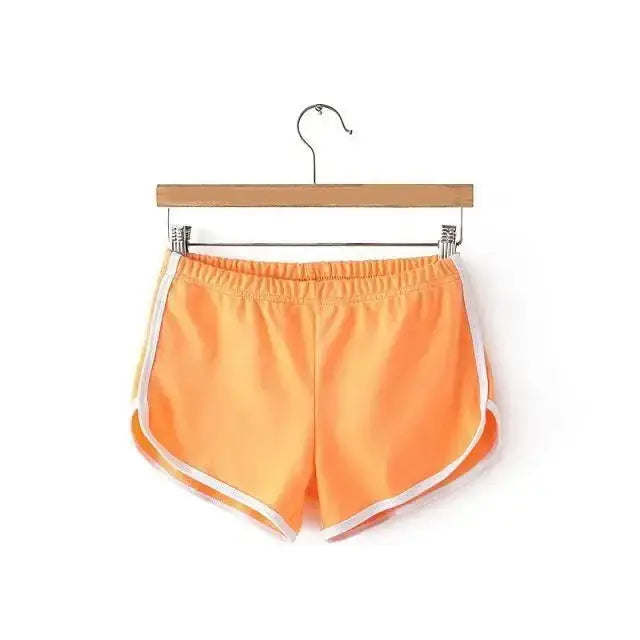 Short orange sport année 80 - short-annee-80