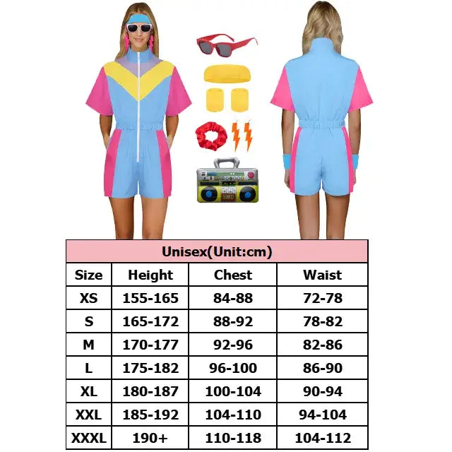 Tenue de rap femme année 80 - tenue-annee-80