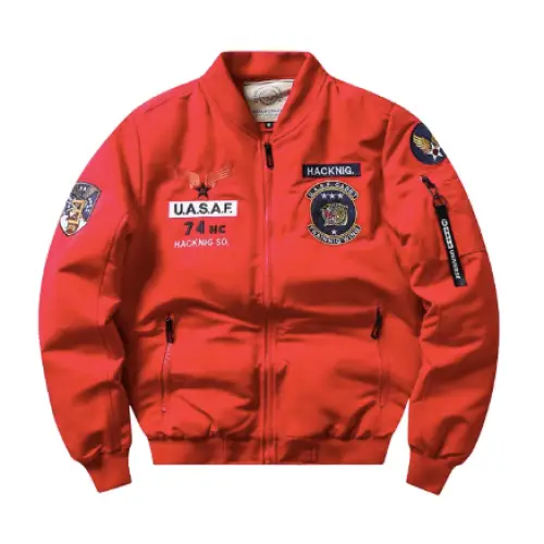 Veste année 80 rouge homme - veste-annee-80