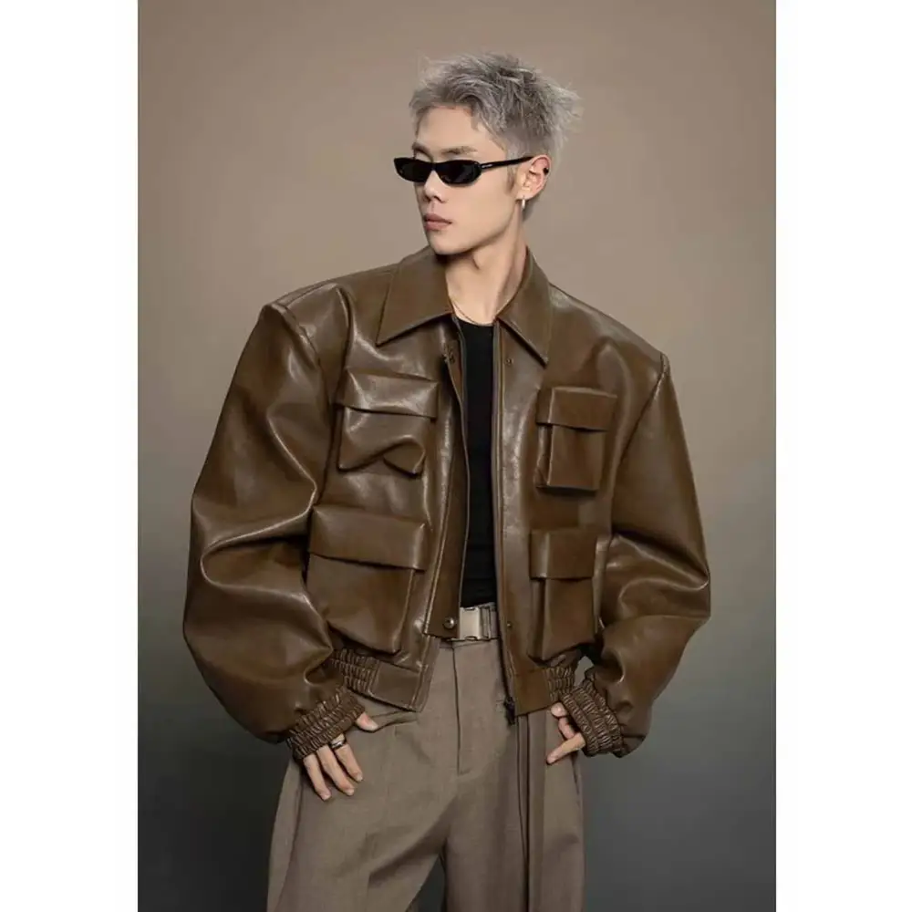 Veste en cuir année 80 homme - veste-annee-80