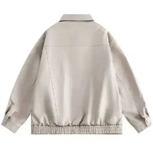 Veste en cuir pin’s année 80 - veste-annee-80