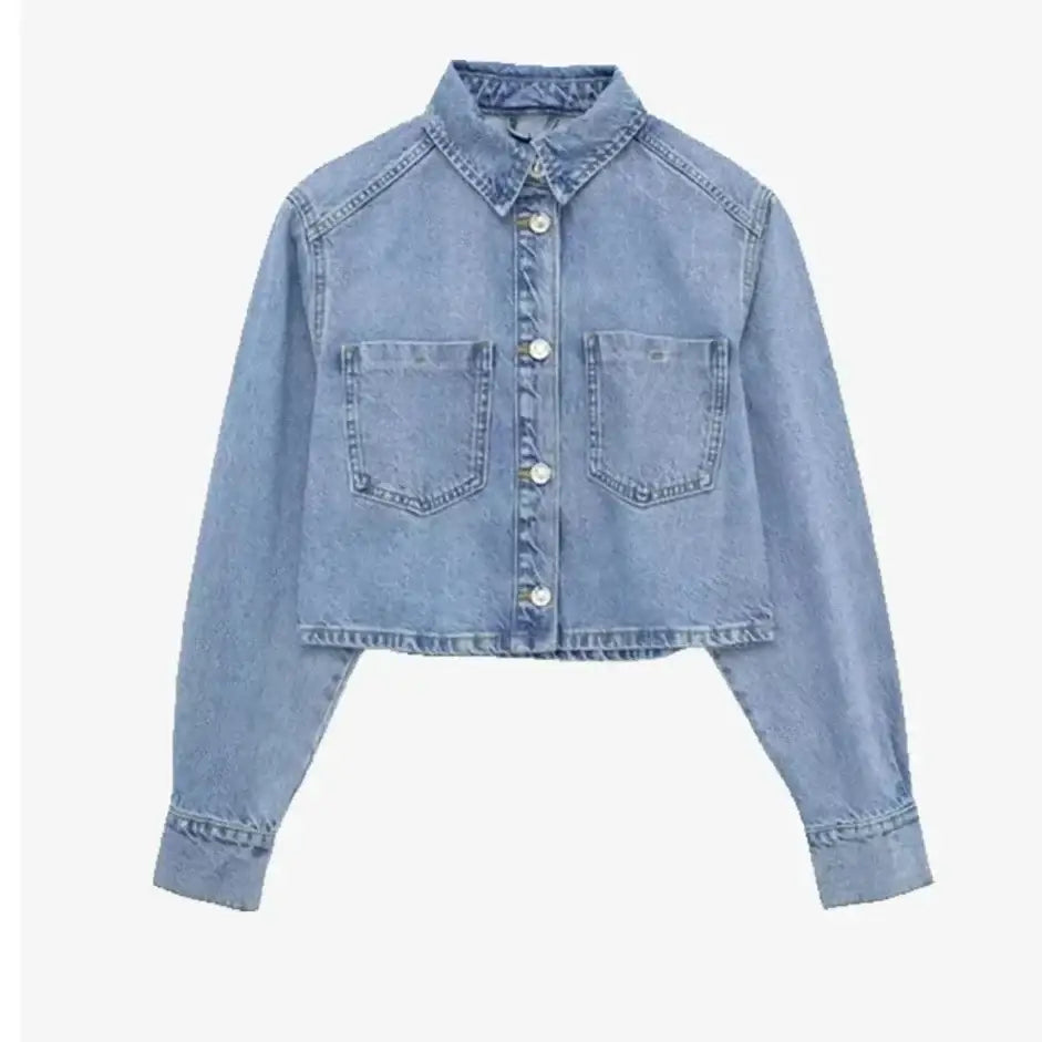 Veste en jean femme année 80 - veste-annee-80