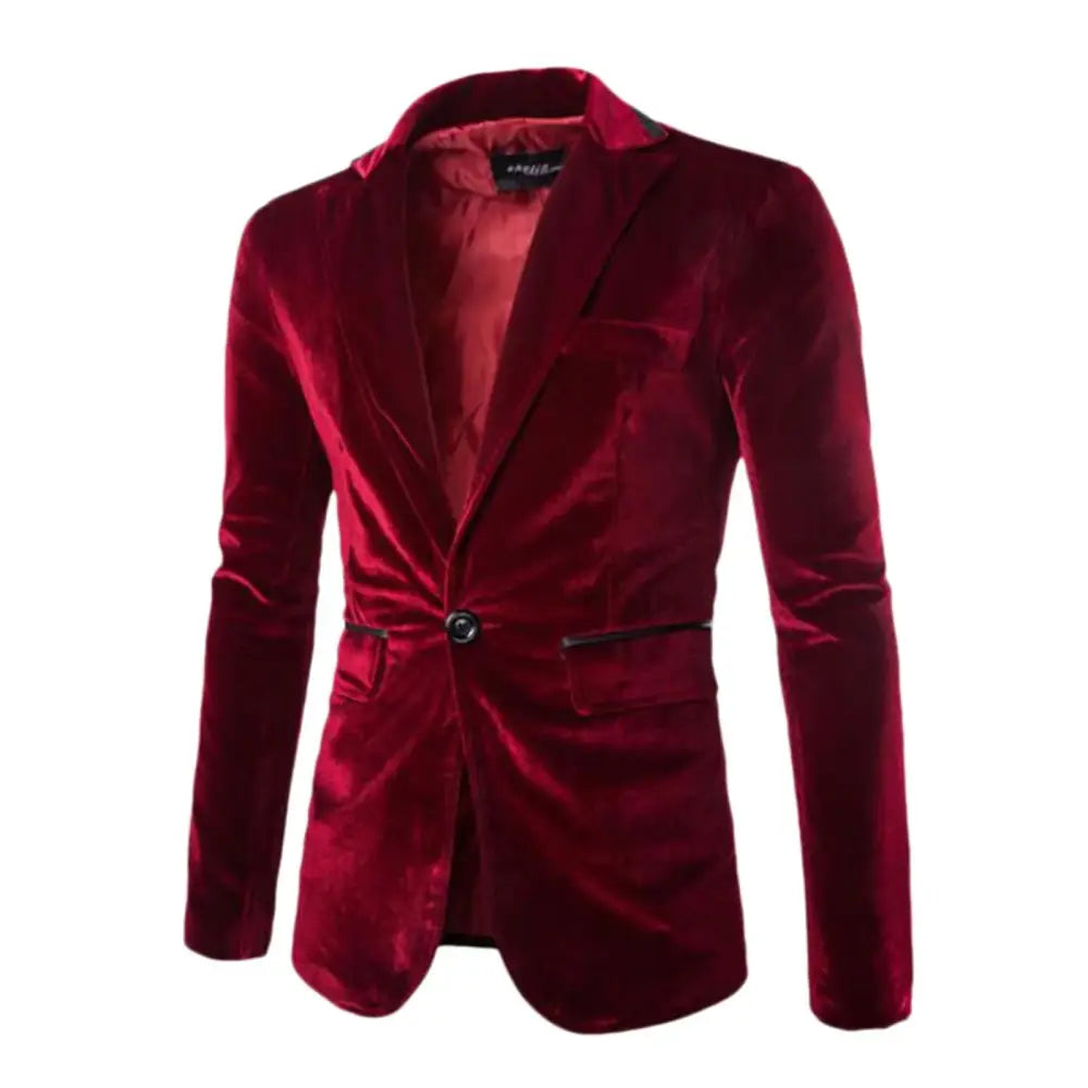 Veste look années 80 funk rouge - veste-annee-80