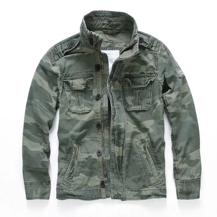 Veste militaire rocker années 80 - veste-annee-80