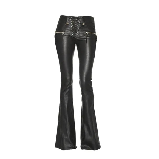 Pantalon cuir années 80 - pantalon-annees-80