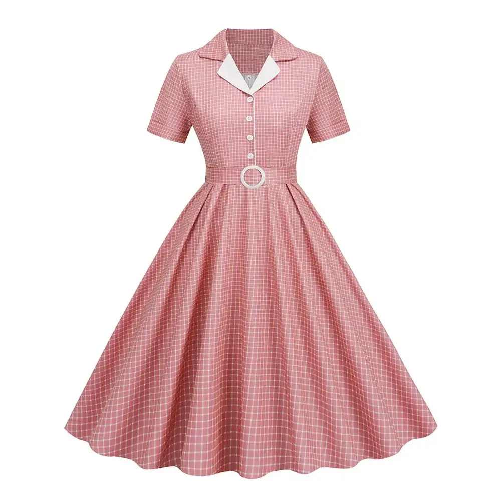 Robe année 80 col claudine - robe-annees-80