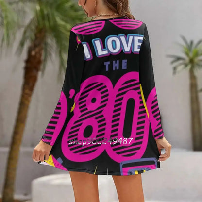 Robe look rock année 80 femme - robe-annees-80