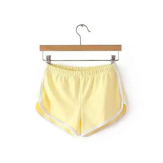 Short jaune année 80 - short-annee-80