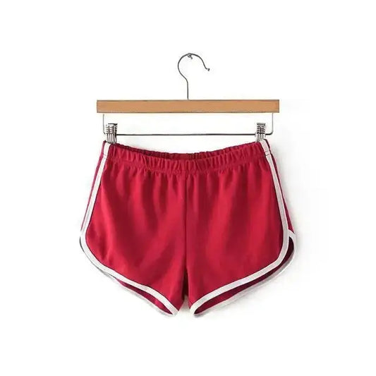 Short rouge année 80 - short-annee-80