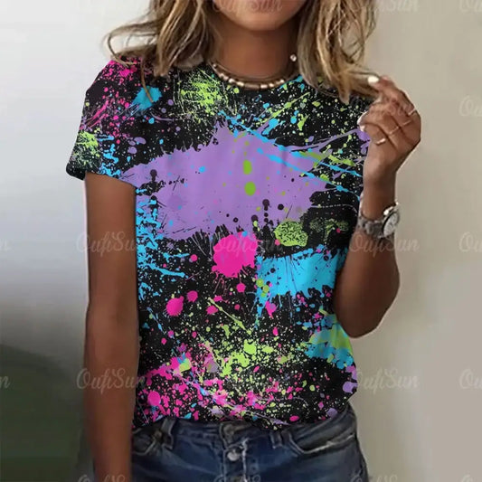 Tee shirt année 80 fille - tee-shirt-annees-80