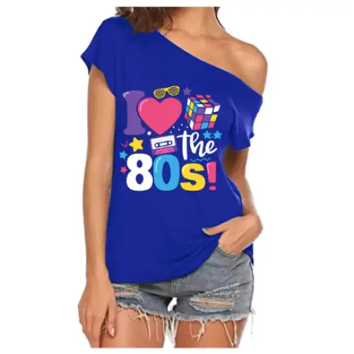 Tee shirt danse style années 80 - tee-shirt-annees-80